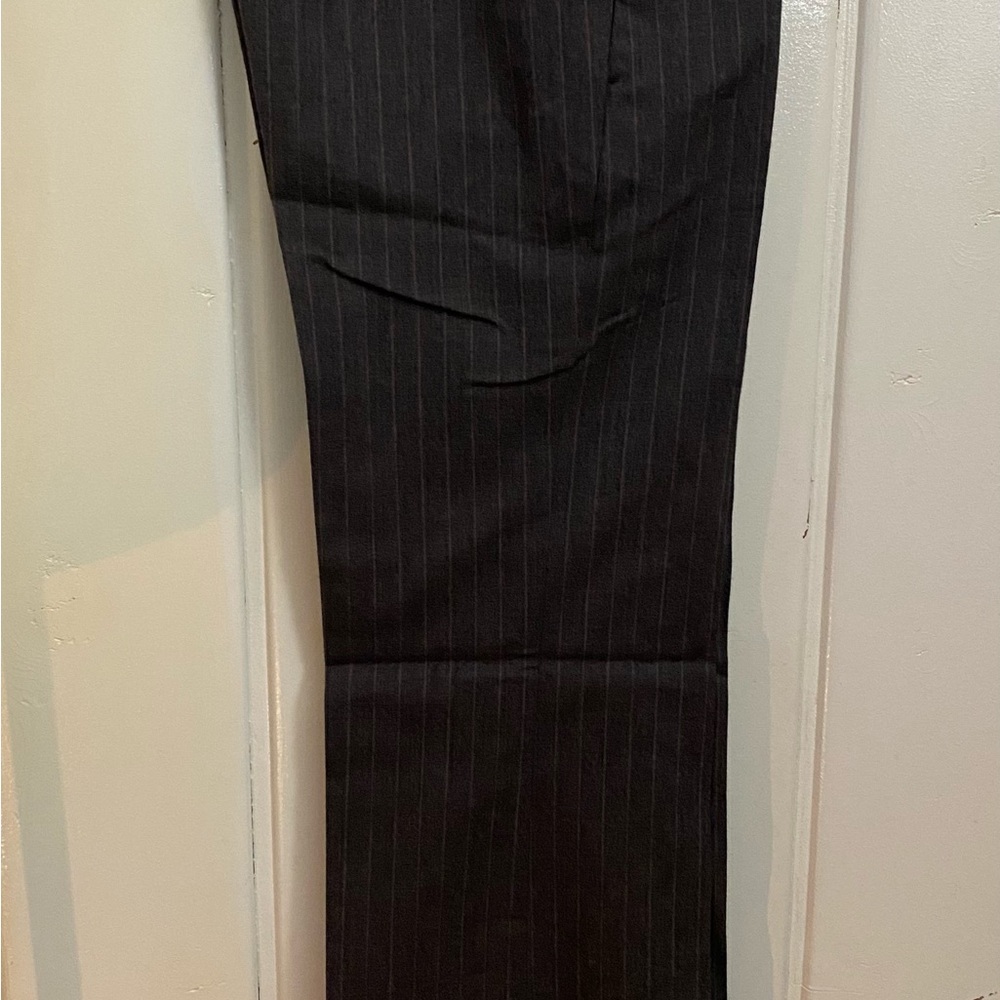 GAP Black Pinstripe Trousers